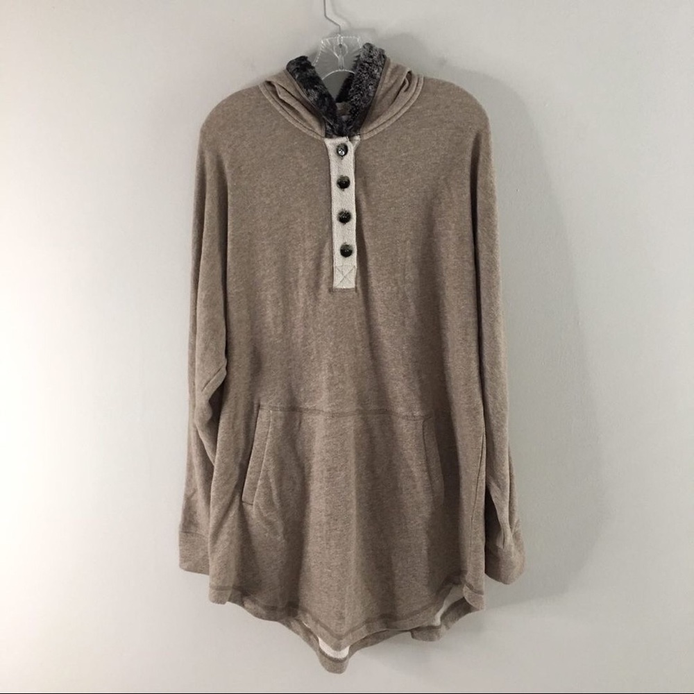 Soft Surroundings Cabin Cuddle Up Hoodie Size XL